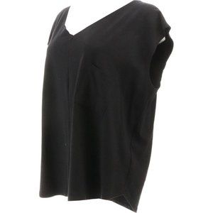 NWT RACHEL HOLLIS LTD BASEBALL HEM KNIT TANK TOP BLACK‎ XXS